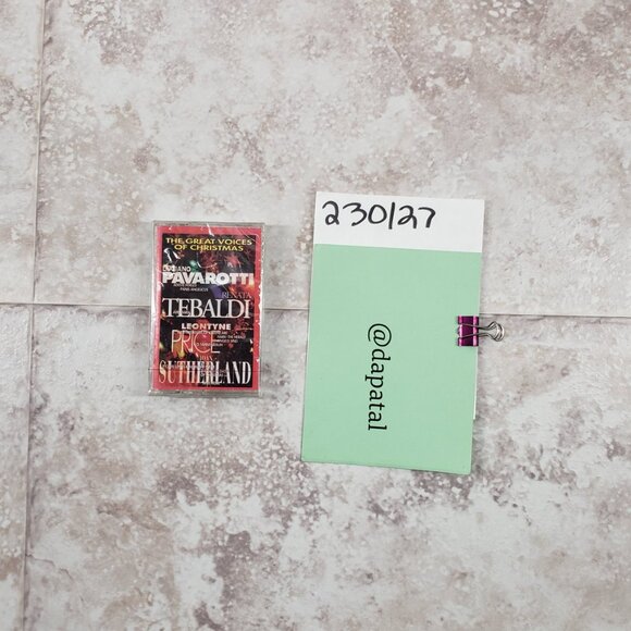 Audio Carols Cassette Music Tape The Great Voices of Christmas Sealed 10 Songs - Picture 7 of 7